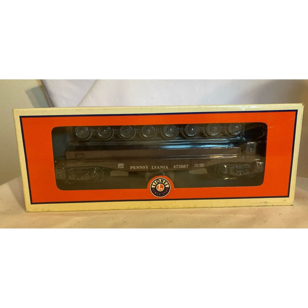 Lionel 6-26699 O Pennsylvania Flatcar with Wheel Load LN/Box